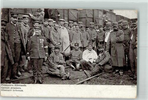 Prisonniers Allemands Eisenbahn-Transport Guerre Europeenne 1914 Edition Patriotique Verlag Lapina