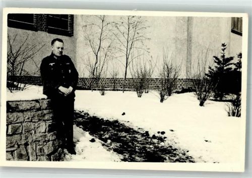 Aufnahme eines Landsers im Winter