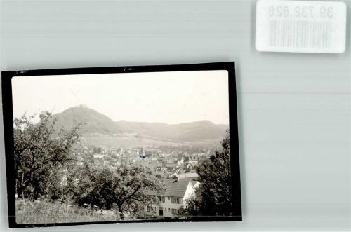 Neuffen mit Burg Hohenneuffen Foto Original aus Archiv eines Ansichtskartenverlags Ort handschriftlich