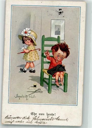 Verlag A. Rehn 1423 Comic Ehe von heute Emanzipation