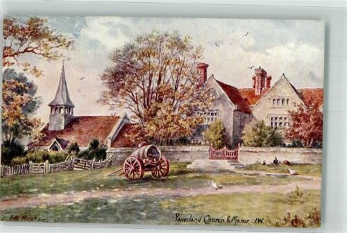 Sandown sign. Minns, F.M. Yaverland Church und Manor
