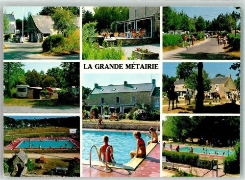 Carnac 1988 Schwimmbad Gasthaus Campingplatz
