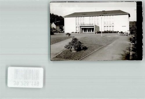 Olpe Stadthalle Foto Original aus Archiv eines Ansichtskartenverlags Ort handschriftlich