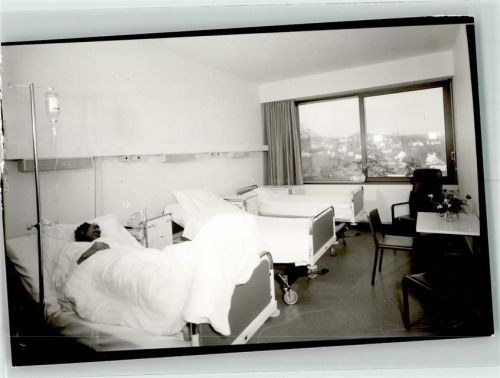 Bergisch Gladbach Krankenhaus Ort handschriftlich Foto Original aus Archiv eines Ansichtskartenverlags