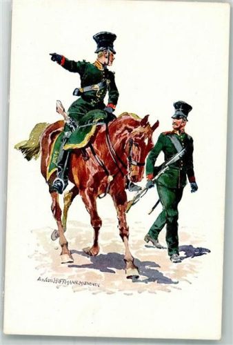 Soldaten Uniform Pferd Gendarmerie 1852