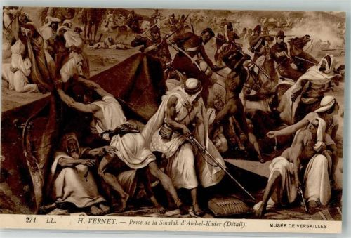 Prise de la Smalah d`Abd-el-Kader Gemälde von Vedrnet