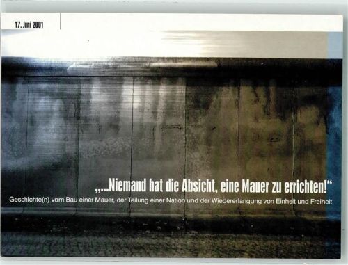 Zeitzeugen Anfang und Ende der Mauer Citiycards