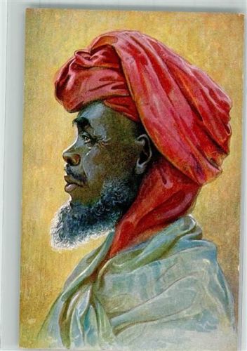 Kolonialkriegerdank Araber aus Ostafrika Volkstypen