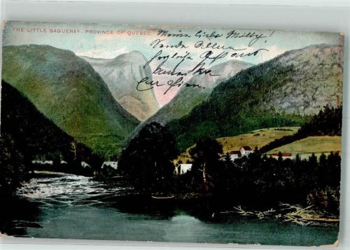 Quebec 1906 the Little Saguenay