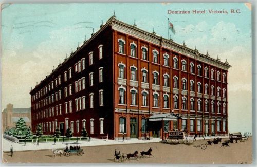 Victoria 1913 Dominion Hotel Kutschen