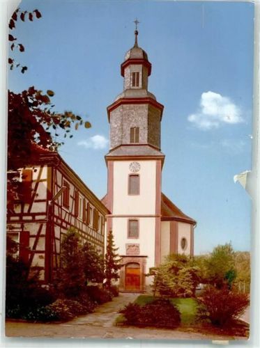 Dudenhofen Ev. Kirche Ort handschriftlich Foto Original aus Archiv eines Ansichtskartenverlags