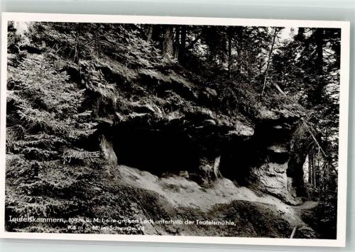 Loffenau Teufelskammern beim großen Loch unterhalb der Teufelsmühle