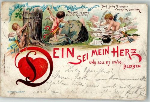 1898 Amor Lithographie