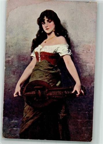 1915 sign. Dichel N. Das Mädchen aus der Fremde Gitarre J.P.P. Nr.1055