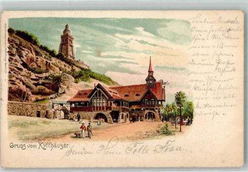 Steinthaleben 1905 Kaiser-Wilhelm-Denkmal Gasthaus