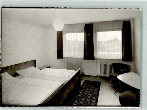 Rüsselsheim Hotel Pension Ort handschriftlich Foto Original aus Archiv eines Ansichtskartenverlags