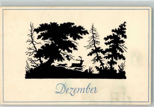 1953 Dezember nach alten Scherenschnitten VEB Verlag