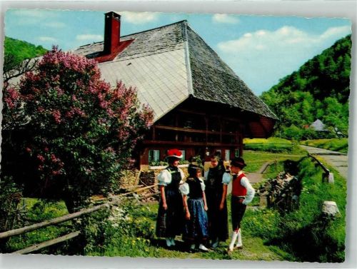 Menzenschwand Schwarzwaldhaus Tracht Ort handschriftlich