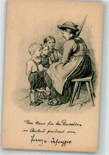 Mutter erzählt den Kindern vom Nikolaus Verlag für das Deutschtum im Ausland Nr. 192