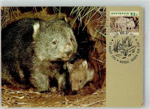 Wombat Sondermarke Sonderstempel