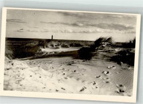Kampen Dünenlandschaft mit Leuchtturm Verlag Julius Simonsen Nr. 1