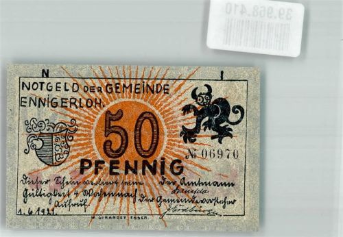 Ennigerloh 1921 50 Pfennig