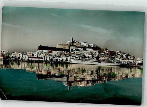 Ibiza 1960 Hafen Dampfschiff
