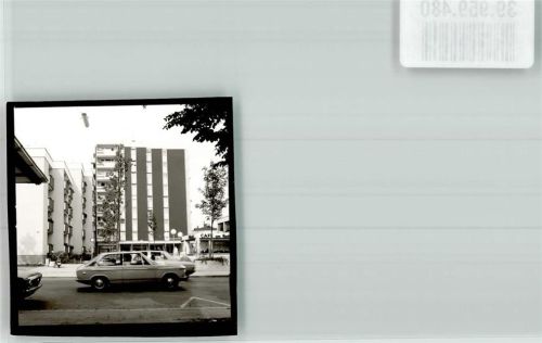 Penzberg Strasse Cafe Auto Ort handschriftlich Foto Original aus Archiv eines Ansichtskartenverlags