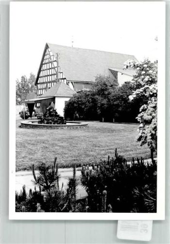 Wallenrod Brunnen Haus Ort handschriftlich Foto Original aus Archiv eines Ansichtskartenverlags