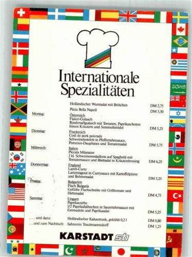 Internationale Spezialitäten