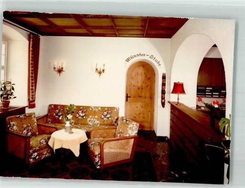 Untermünstertal Gasthaus Adler-Stube Münsterstube Foto Original aus Archiv eines Ansichtskartenverlags Ort handschriftlich