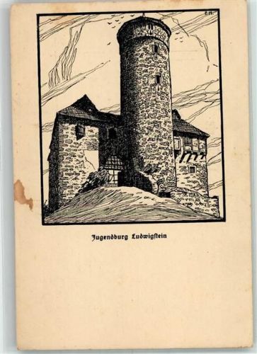 Ludwigstein sign. Metz, Ernst Jugendburg Ludwigstein