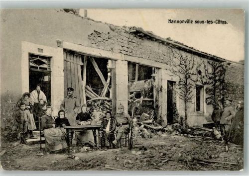 Hannonville-sous-les-Cotes 1915 K.D. Feld-Poststation No. 50
