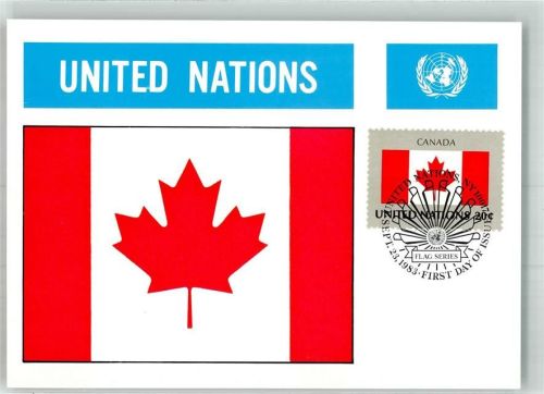 Quebec 1983 Wappen Flaggen der Nationen Briefmarke Bildseite
