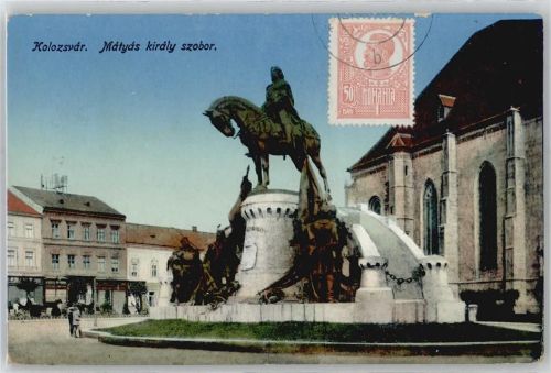 Klausenburg Cluj / Kolozsvar Gebrauchsspuren Denkmal