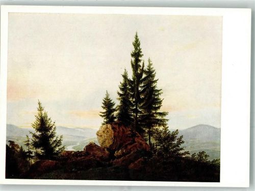 Frankfurt Gebr. Schmidt Druckfarbenfabrik Bild: Caspar David Friedrich AK