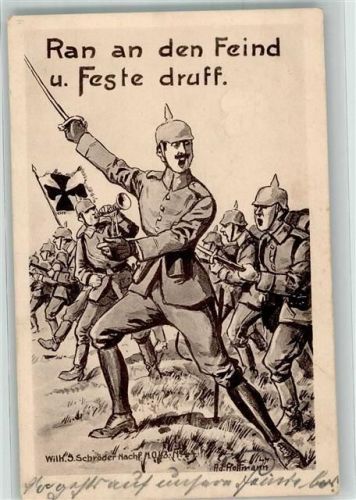 1914 Ran an den Feind u. Feste druff Wilh. Schröder Nachf. 10/3