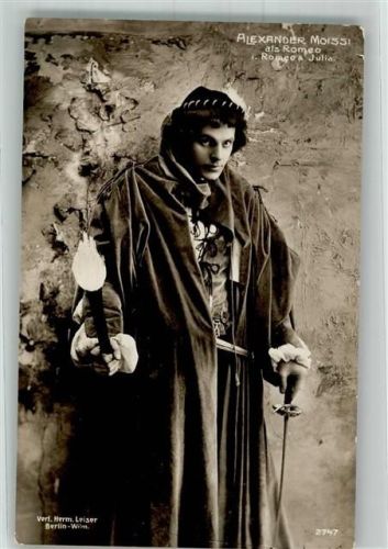 1918 Alexander Moissi als Romeo in Romeo und Julia von Shakespeare