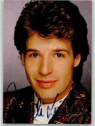 Portrait von Patrick Lindner mit Autogramm