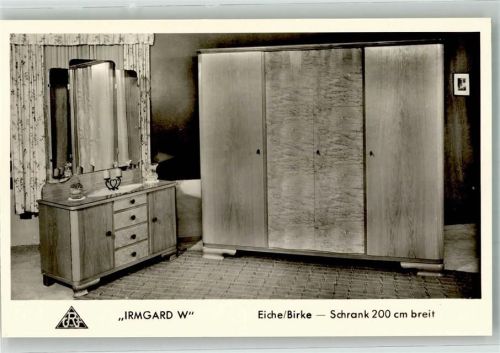 Irmgard W Eiche/Birke Schrank 200cm breit