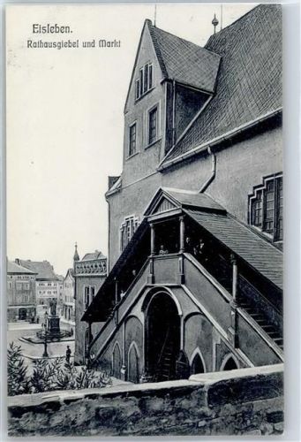 Lutherstadt Eisleben Rathaus, Markt