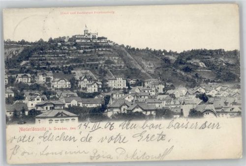 Niederlössnitz Hotel, Restaurant Friedensburg