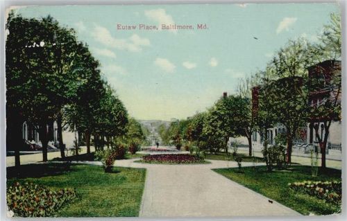 Baltimore Kunst-Karte, Eutaw Place