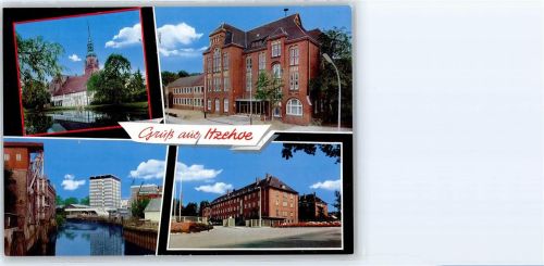 25524 W2210 Itzehoe - Kirche, Auguste-Viktoria-Schule, Stör-Kaserne