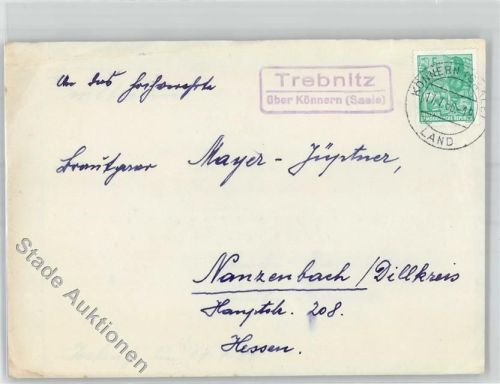 Trebnitz Landpoststempel