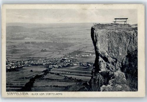 Bad Staffelstein Ortsansicht, Blick vom Staffelberg