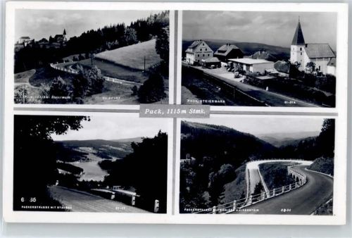 8583 Pack - Packerstraße, Schloß Waldenstein, Kirche, Stausee