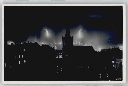 Neunkirchen Ortsansicht bei Nacht