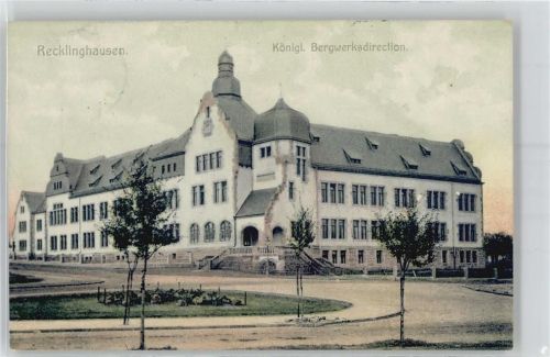 45657 W4350 Recklinghausen , Westf - Bergwerksdirektion