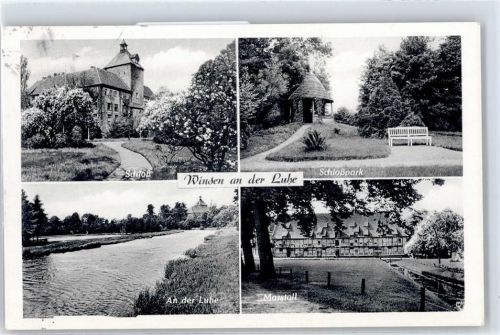 21423 W2090 Winsen (Luhe) - Schloß, Schloßpark, Marstall, An der Luhe